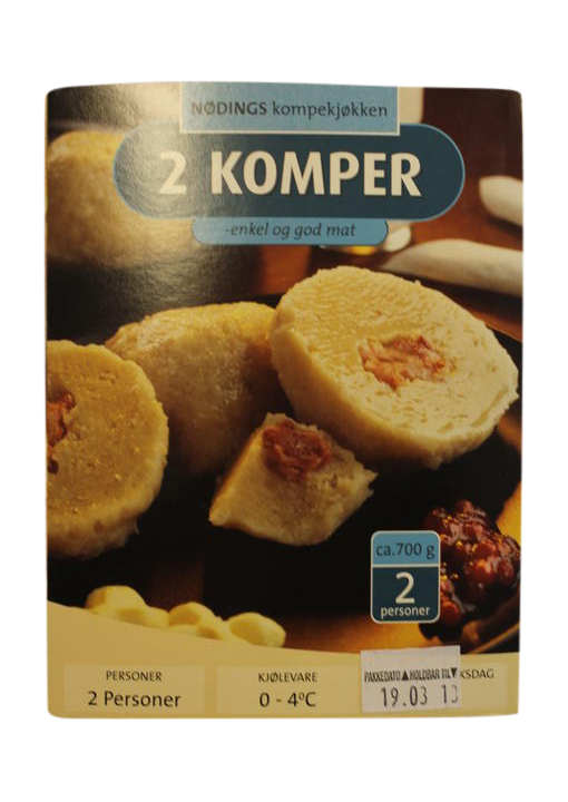 KOMPER 2STK 700G NØDINGS