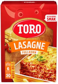 Toro Lasagne Fullkorn
