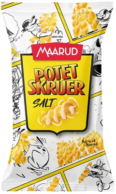 Maarud Potetskruer Salt 85g
