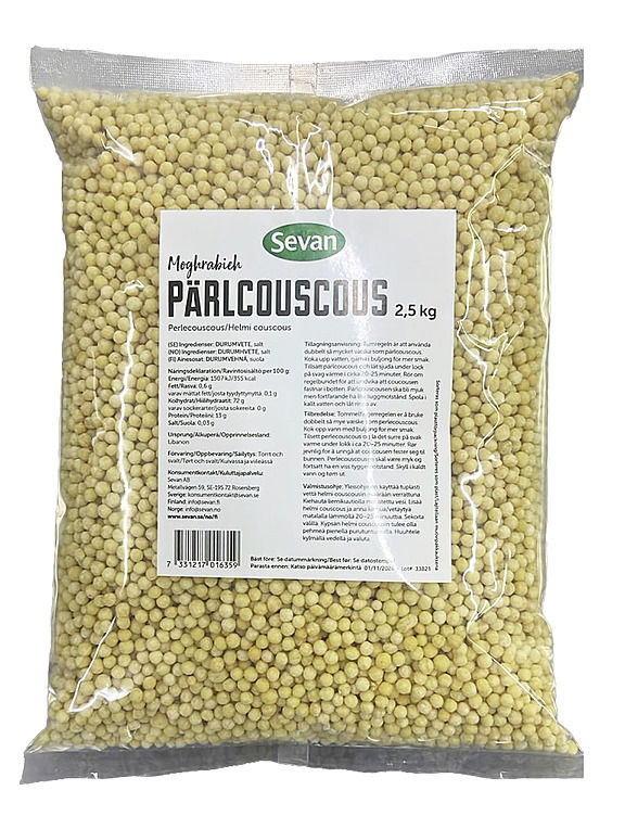 PERLECOUSCOUS 2,5KG SEVAN