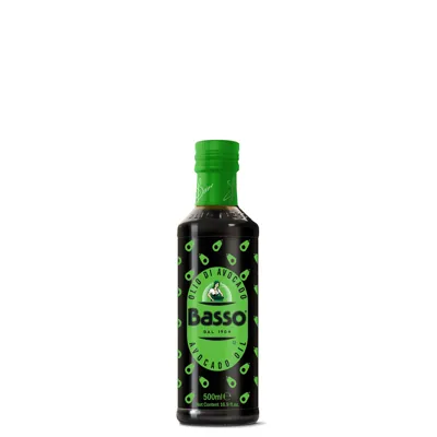 Avokado Olje Basso Rund Fl.