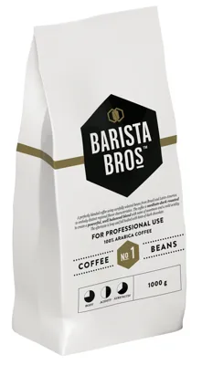 BARISTA BROS NO1 BØNNER 1KG BARISTA BROS NO1 BØNNER 1KG