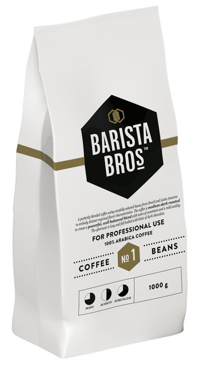 BARISTA BROS NO1 BØNNER 1KG