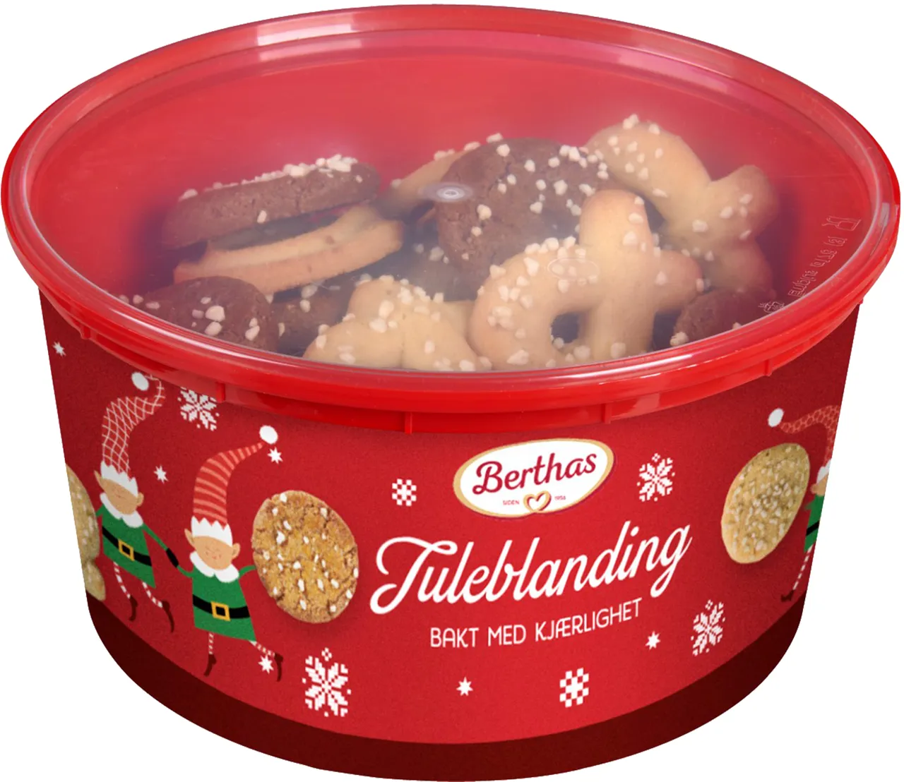 ASSORTERTE JULESMÅKAKER BERTHAS