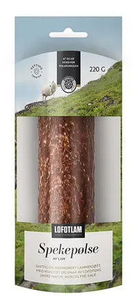Lofotlam Spekepølse 220g