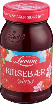 Kirsebærsyltetøy Den Gode Smaken 375g Lerum