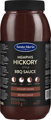 Memphis Hickory Style Bbq Sauce 2500g Santa Maria