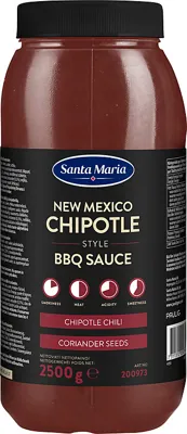 New Mexico Chipotle Style Bbq Sauce Santa Maria 2,5kg