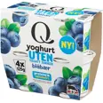 Q YOGHURT UTEN BLÅBÆR BEG 4X125G