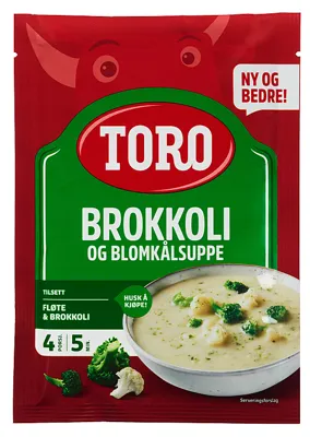 TORO BROKKOLI & BLOMKÅLSUPPE 68G TORO BROKKOLI & BLOMKÅLSUPPE 68G