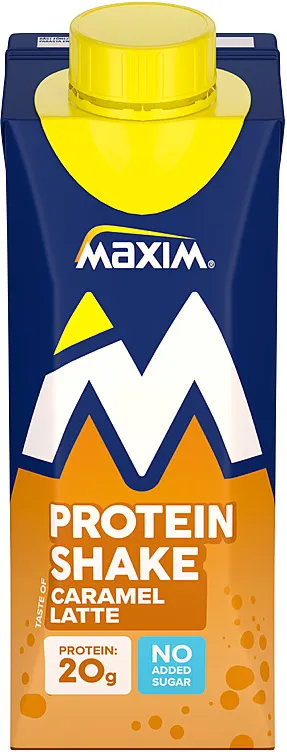 MAXIM PROTEIN SHAKE CARAMEL LATTE 250ML MAXIM PROTEIN SHAKE CARAMEL LATTE 250ML