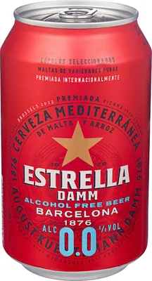 Estrella Damm Non Alc 0% 33cl