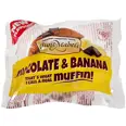 MUFFIN CHOCOLATE BANANA 95G AUNT MABELS
