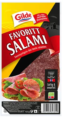 Favorittsalami Skivet 150g