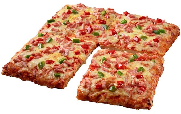 STABBURET FIRKANTPIZZA SKINKE 700G STABBURET FIRKANTPIZZA SKINKE 700G