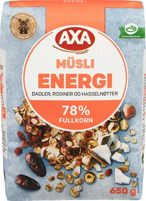 Axa Müsli Energi 650g Axa Müsli Energi 650g