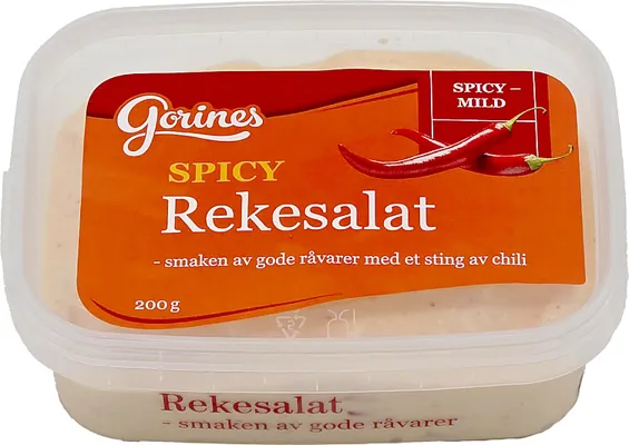 Rekesalat Spicy 200g Gorines