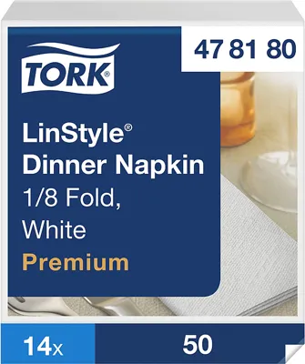 Tork Linstyle Middagsserviett 8f Industrielt Komposterbar