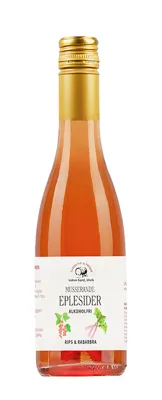 Alkoholfri Eplesider Rips Og Rabarbra Flaske 37,5cl