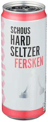 Schous Hard Seltzer Fersken 33cl