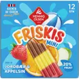 FRISKIS APPELSIN OG JORDBÆR FRUKTIS 12STK 20% FRUKT