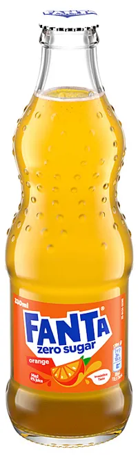 Fanta Orange Zero Flaske 33cl