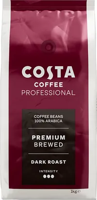 Costa Kaffe Dark Bønner 1kg X8