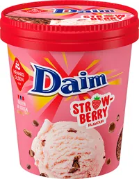 Daim Strawberry Fløteis 450ml