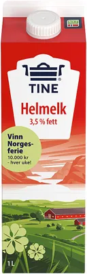 Tine Helmelk 3,5% 1l
