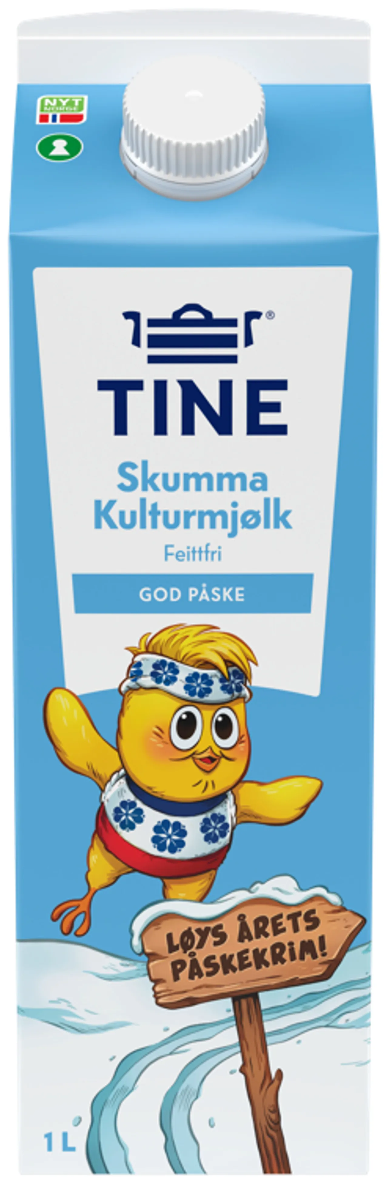 TINEMELK SKUMMET KULTUR 1000G TINE