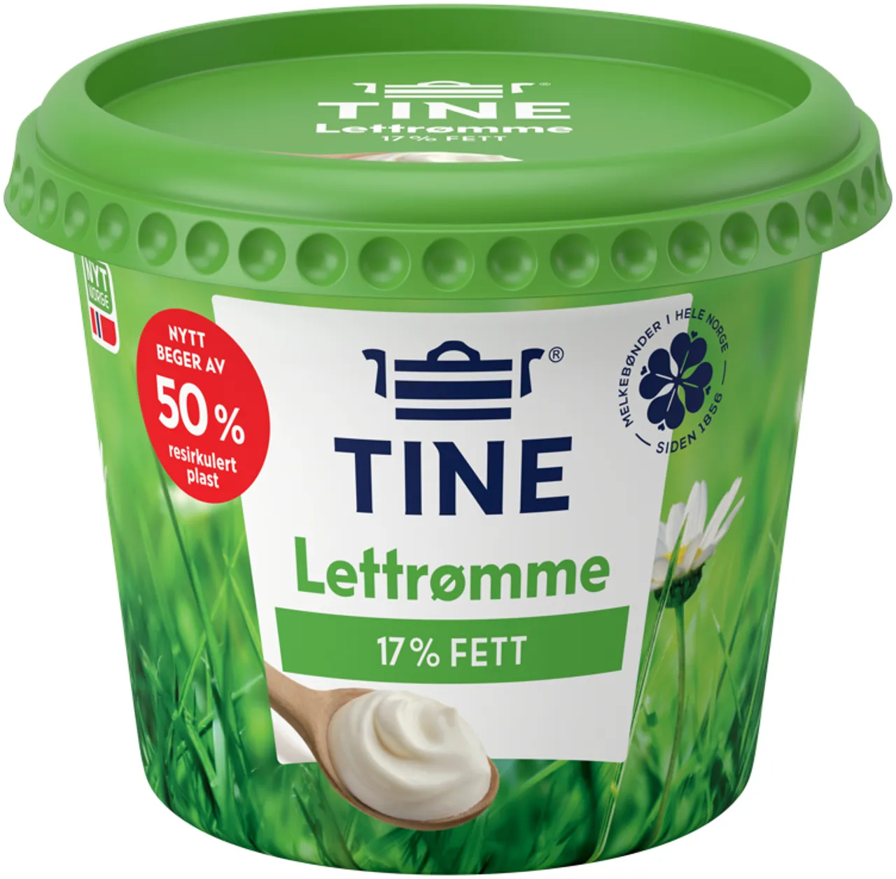 LETTRØMME 17% 300G TINE