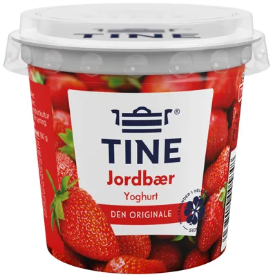 YOGHURT JORDBÆR 180G TINE YOGHURT JORDBÆR 180G TINE