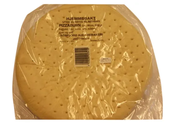 Rosfjord Hjemmebakt Pizzabunn Fryst 2stk 1kg