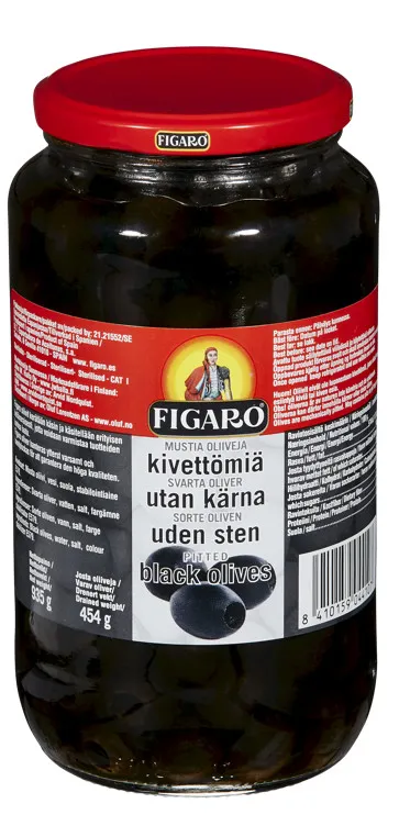 OLIVEN SORT U/STEN 935G FIGARO OLIVEN SORT U/STEN 935G FIGARO