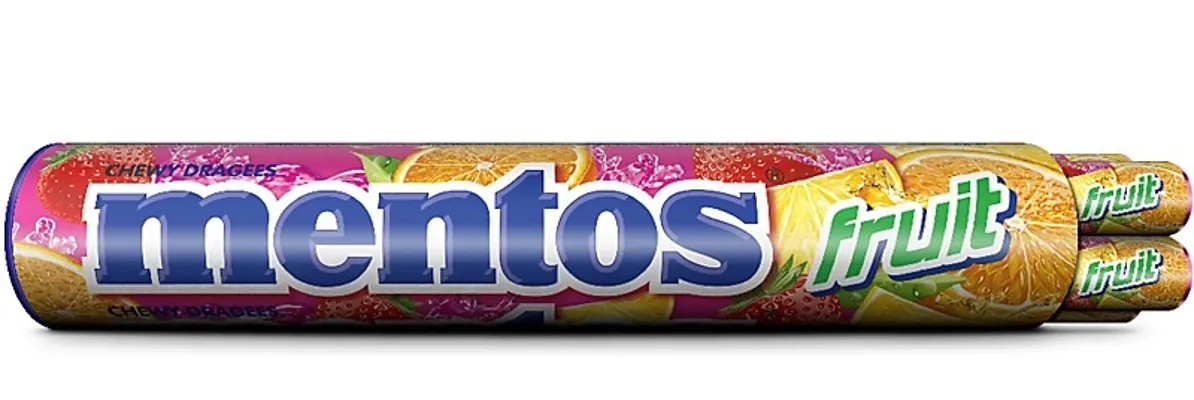 Mentos Fruit Jumbo Roll 8-Pack T 296g