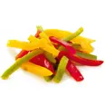 PAPRIKA MIX RØD OG GRØNN, STRIMLET 4X2,5KG T KG