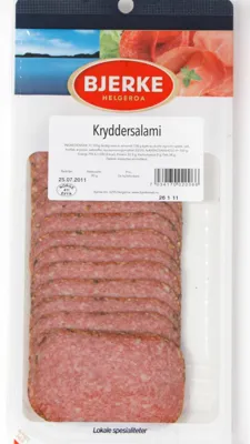 Bjerke Kryddersalami Skivet 90g