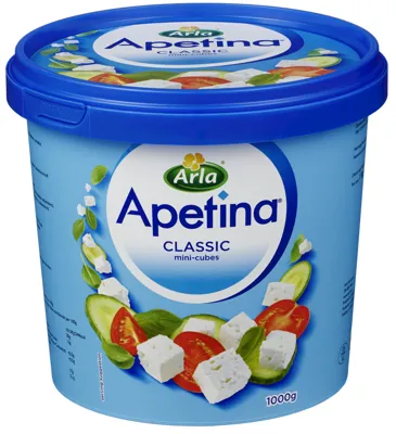 Apetina White Cheese Cubes In Brine 1.6kg