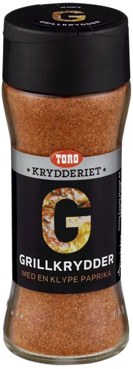GRILLKRYDDER ØKONOMI 120G TORO GRILLKRYDDER ØKONOMI 120G TORO