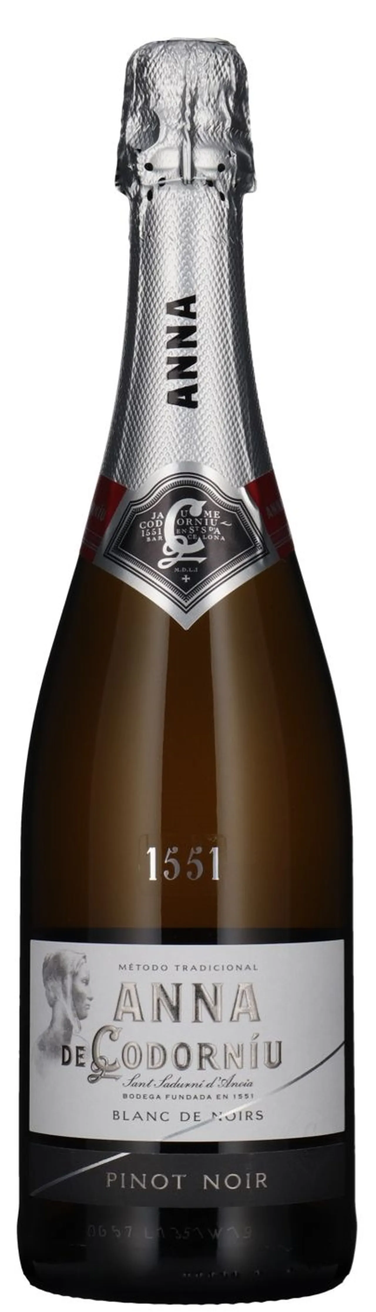 ANNA DE CODORNIU BLANC DE NOIRS 11,5% 75CL