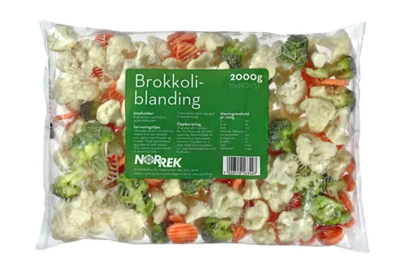 BROKKOLIBLANDING DYPFRYST NORREK BROKKOLIBLANDING DYPFRYST NORREK