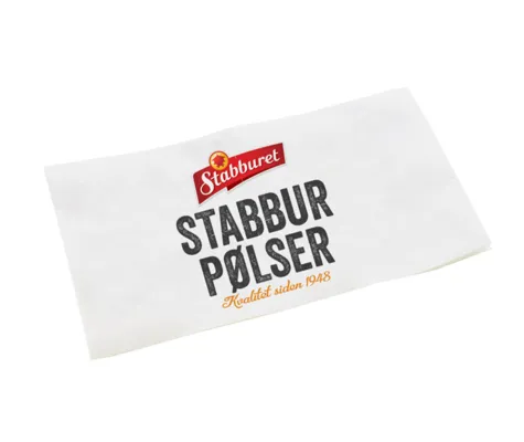 PØLSEPAPIR 1000STK STABBURET PØLSEPAPIR 1000STK STABBURET