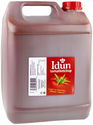 KETCHUP KANNE 5,5KG IDUN KETCHUP KANNE 5,5KG IDUN