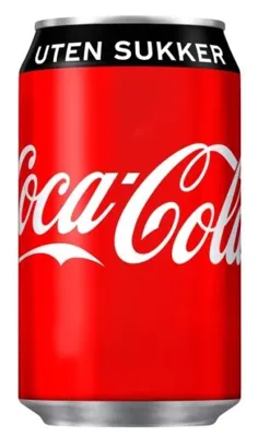 Coca-Cola Uten Sukker Boks 24x33cl