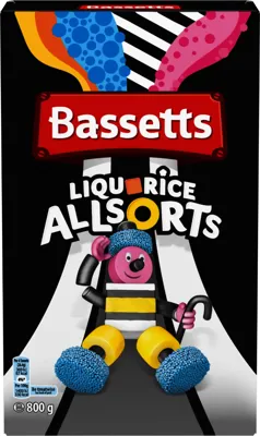 BASSETT LIQ ALLSORTS T 800G BASSETT LIQ ALLSORTS T 800G