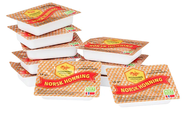 Norsk Honning Kuvert, 80*15g, Honningcentralen
