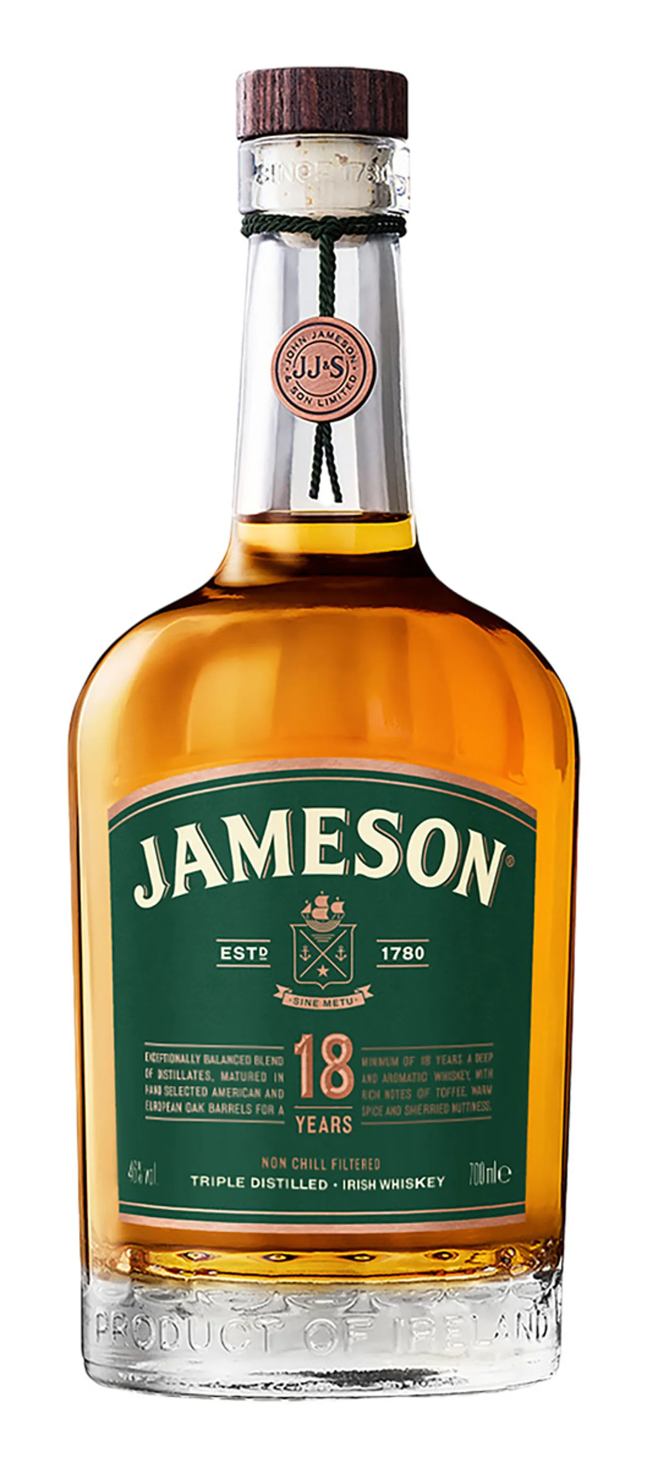 JAMESON 18 Y.O. 40% 70CL