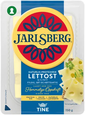 Jarlsberg Lett 16% Skivet 150g Tine