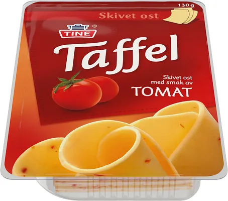 Taffel Tomatost Skiver 130g Tine