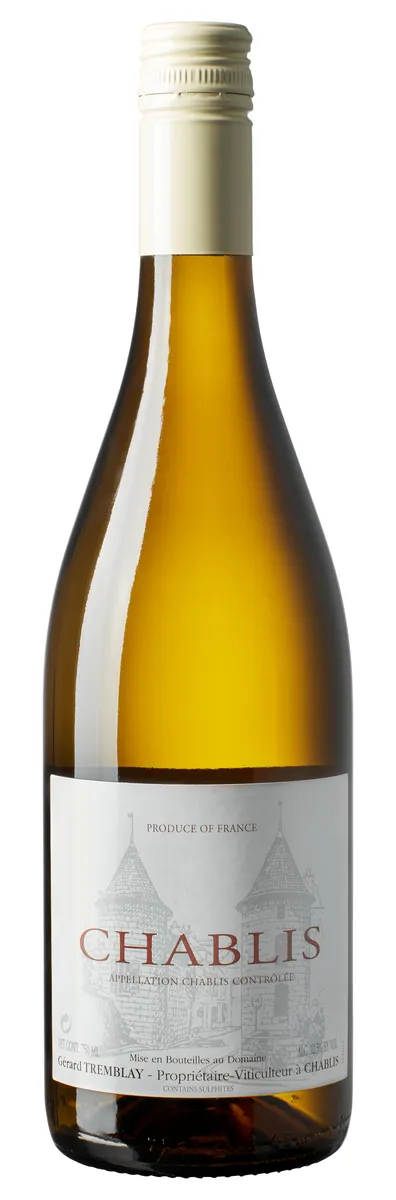 GERARD TREMBLAY CHABLIS 12,5% 75CL GERARD TREMBLAY CHABLIS 12,5% 75CL